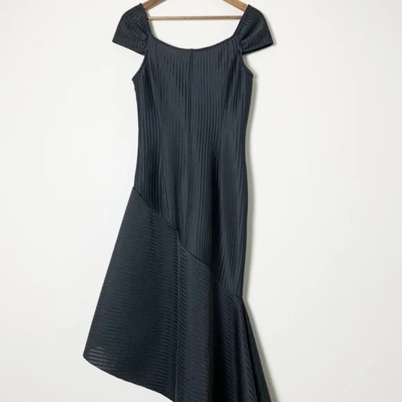 Opening Ceremony Black Lotus Mermaid Dress - Formal Gown